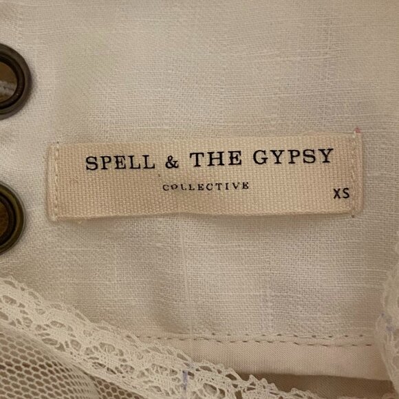 Free People SPELL & THE GYPSY Dawn Lace Mini Playdress - Picture 12 of 16